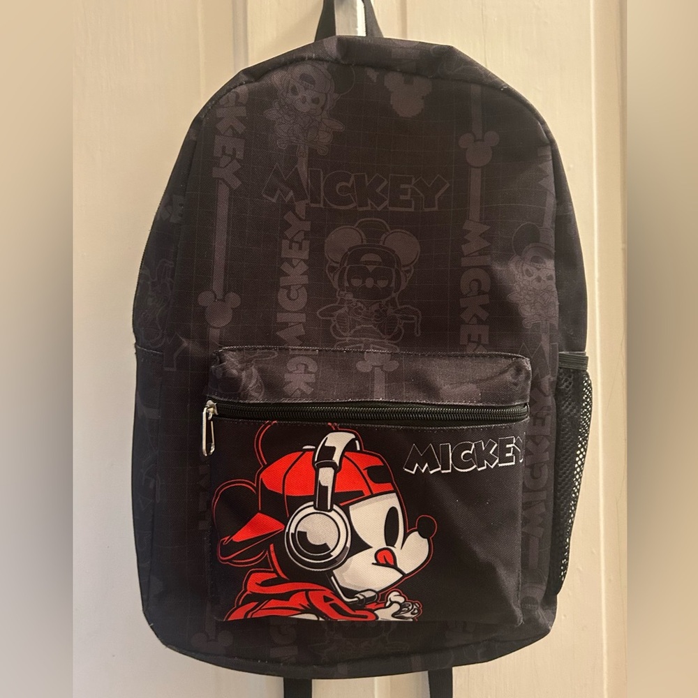 •Loungefly ~ Black Mickey Mouse Gamer Backpack